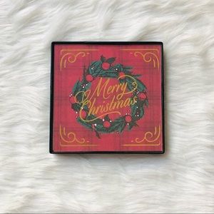 Merry Christmas Glass Frame